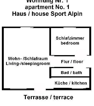Apartment Nr, 1 Haus Sport Alpin In